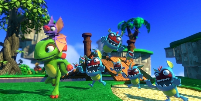 The gameplay tries to recreate the typical 90's platformer approach, with several detours off to try something else, and I wish Playtonic didn't do that.