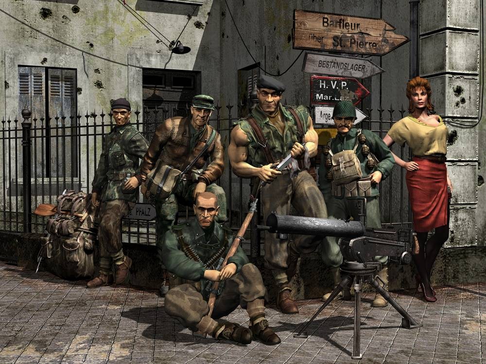 Commandos - Eidos’ newest RTS allows us to command a commando unit. The developers were probably inspired by such movies as the Dirty Dozen, Where Eagles Dare, or the Guns of Navarone.