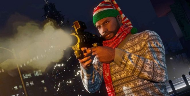So if you have Grand Theft Auto V on PC, PS4 or Xbox One, you will see the contents of GTA Online Festive Surprise 2015! Happy Holidays.