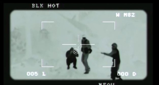 However, the video shows US soldiers fighting in Afghanistan in Medal of Honor.