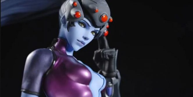 The newest product in the line is a 13.5" Widowmaker statue, which you can see in the video below. It's 150 dollars, and you can find out more on Blizzard's website . We're afraid to tell you that the three Overwatch characters are the least expensive products!