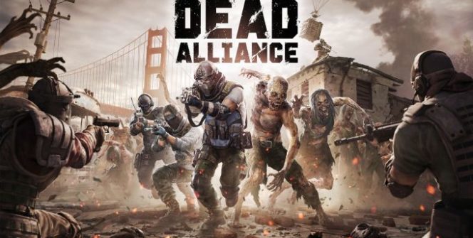 „Dead Alliance pits warring teams of players against each other for survival in a world ravaged by the zombie plague. It features a variety of single-player and 4v4 multiplayer modes, including Team Deathmatch, Free for All, King of the Hill, and Capture and Hold, as well as the MOBA-inspired Attrition mode and Solo Survival mode.