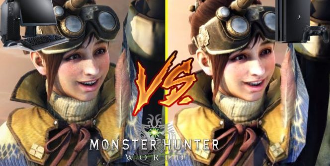 Compare The Monster Hunter World Graphics On Pc And Ps4 Pro Video Thegeek Games