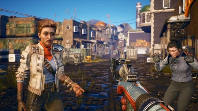 Obsidian - The Outer Worlds - However, they showed more than that in the presentation. They also gave us another glimpse at their „VATS” - the slow-down of time that you have seen before in Fallout 3/New Vegas/4 - it already looks promising in its work-in-progress format...