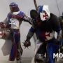 Mordhau, which could also be called Mordstreich or Mordschlag in German, is a fighting technique where we hold our sword the other way, meaning our hands are on the blades, and we use our weapon as something like an axe - it could be a useful technique between armoured soldiers.