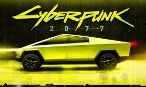 First Cyberpunk 2077 gameplay on a Tesla: Elon Musk was right, the game goes on the new cars.
