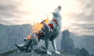 Capcom's white wolf enters Monster Hunter Rise with an Okami costume for the canynes and a new mission.