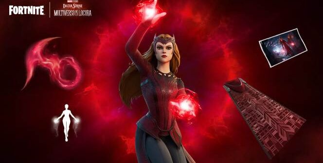 The Scarlet Witch character's appearance in the premiere of Doctor Strange's Multiverse of Madness is available for purchase in the Battle Royale store.