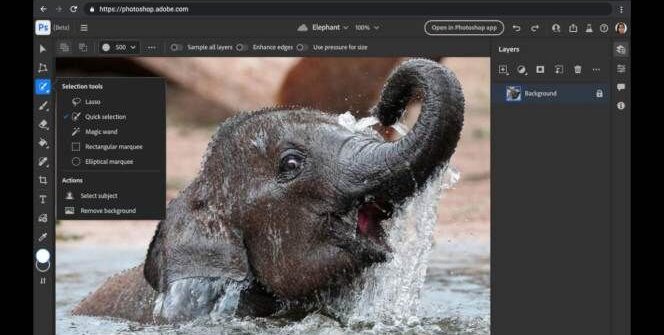 TECH NEWS - Still heavily beta, "Photoshop for the Web" is only available in one country for now, but hopefully it will expand soon.