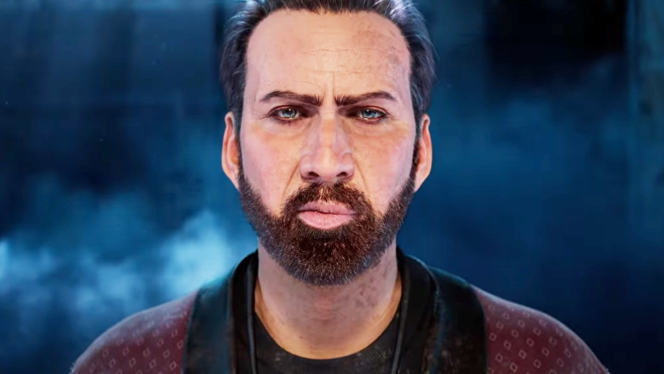 In Dead by Daylight, Nicolas Cage plays an "exaggerated" version of himself, and in more ways than one!