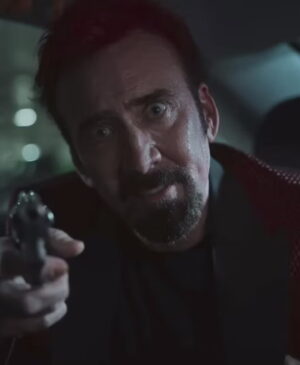 MOVIE NEWS - Nicolas Cage sports a devilishly dyed hairdo in this tense car chase thriller. That's all we know about Sympathy for the Devil.