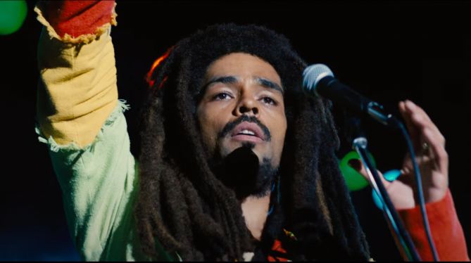 MOVIE NEWS - British actor Kingsley Ben-Adir plays Bob Marley in the biopic Bob Marley: One Love.