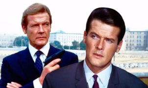 MOVIE NEWS - Roger Moore's grave was vandalized in a small cemetery in Monaco, where a fan was shocked to find that the decorative shield was missing from the grave...