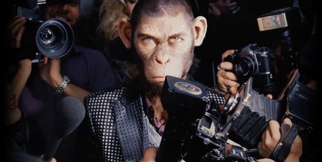 MOVIE REVIEW - How do you liven up yet another self-indulgent musical biopic? With monkeys.