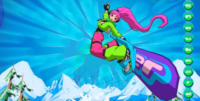 Acclaim, which announced nine games at once, is preparing an arcade snowboarding game inspired by Cool Boarders and SSX.