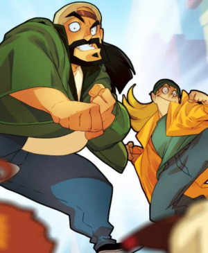 The two characters are making the leap from film to game, and Interabang Entertainment's brawler is coming soon.